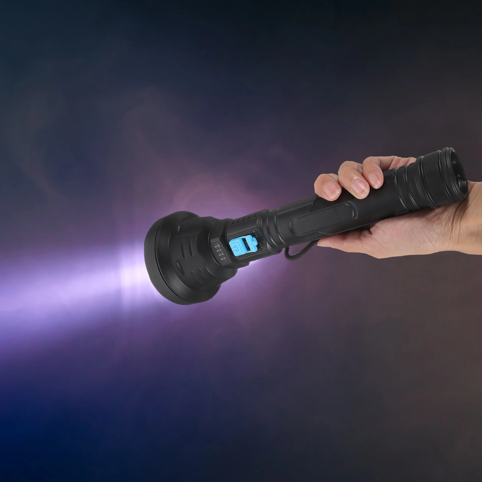 

LED Flashlight 500LM USB Rechargeable 1200mAh Small Torch Black Head Ultra Bright Portable Camping Hiking Hunting Fishing Home