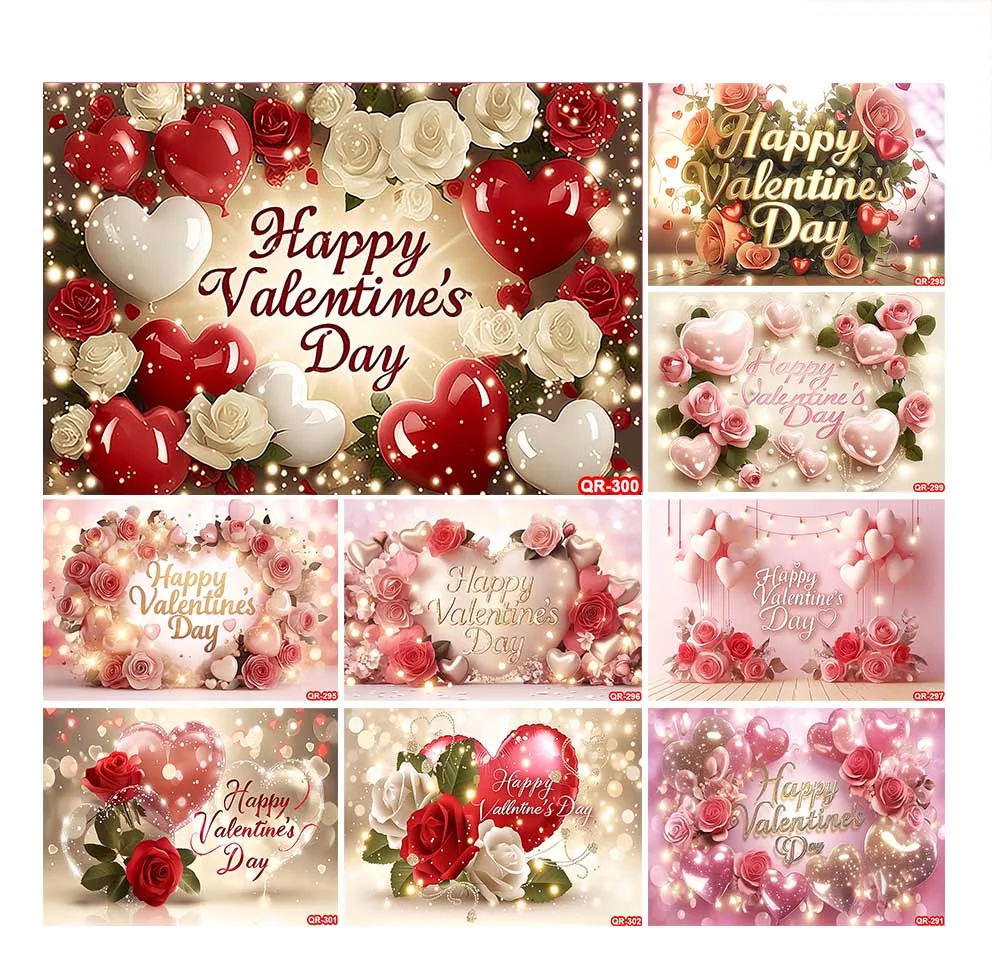 Фон ко Дню святого Валентина, красная роза, сердце, цветы, фон для фото на день Святого Валентина, украшение для вечеринки на День святого Валентина