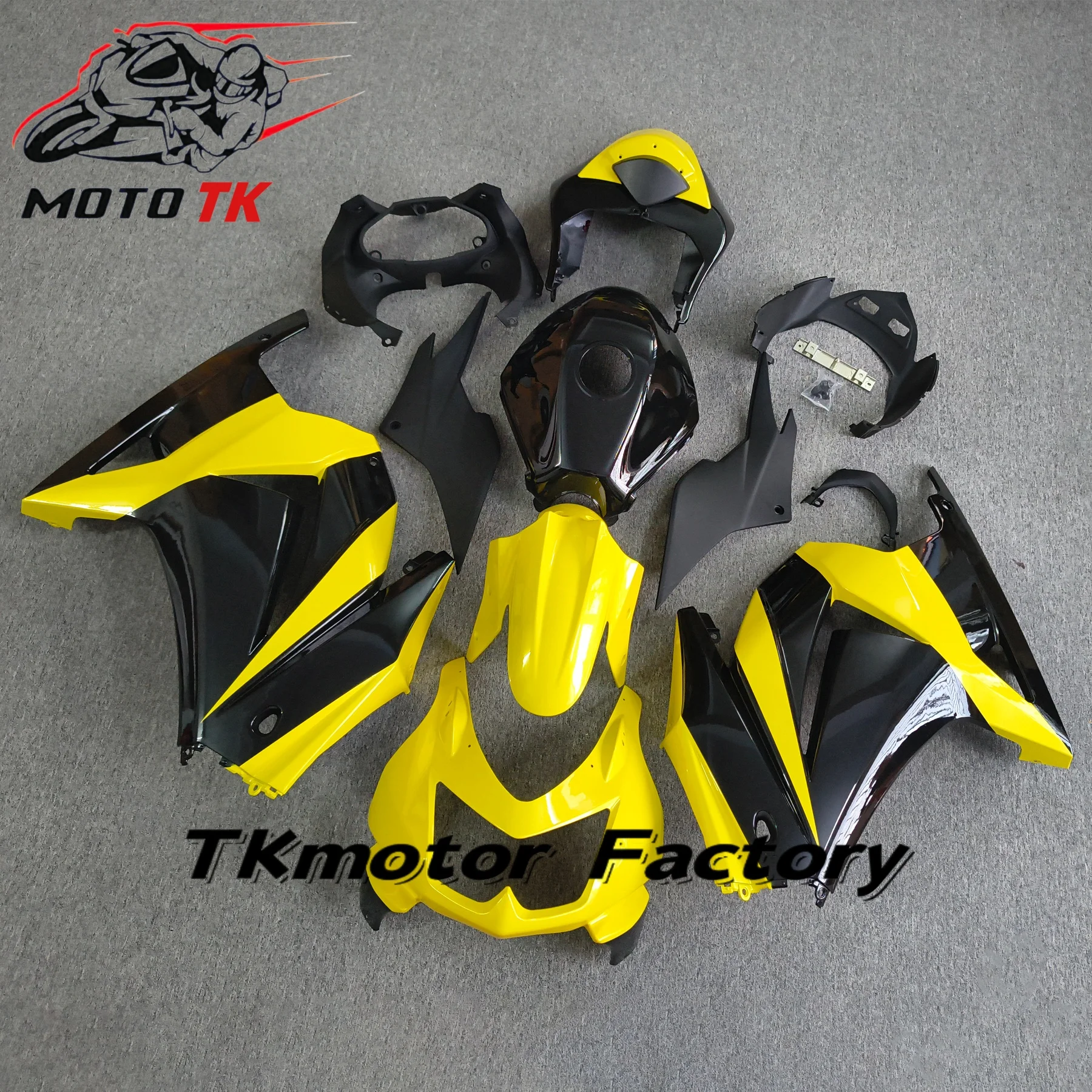 Full Fairing Kit For Kawasaki Ninja250 EX250R 2008‑2012 Injection Mold Complete Motorcycle Bodywork Replacement Accessories