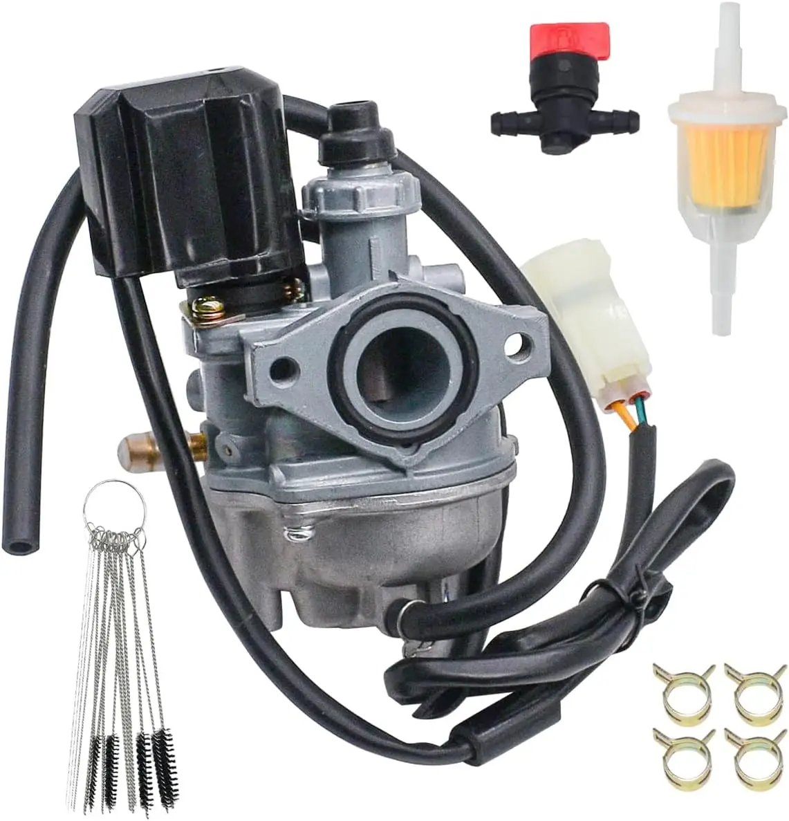 Carburador KFX90 Compatible con Kawasaki KFX 90 KFX50 KFX 50 2009-2019 Reemplaza 15004-Y008 15004-Y003 15004-Y005