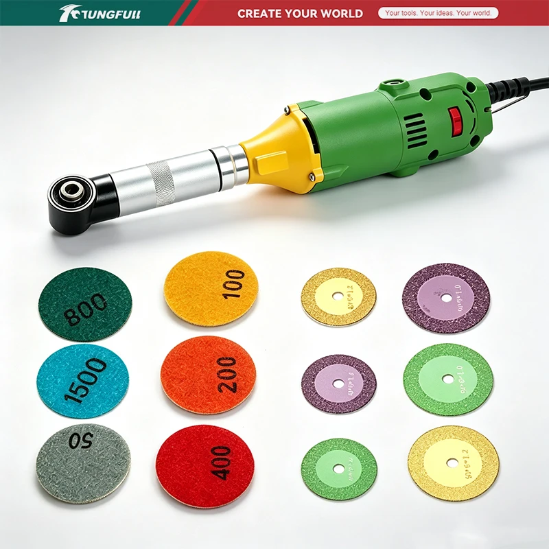TUNGFULL Tile Repair Tool Electric Grinding Machine For Ceramic Tile Restoration Grout Repair DIY tile Restoration tool
