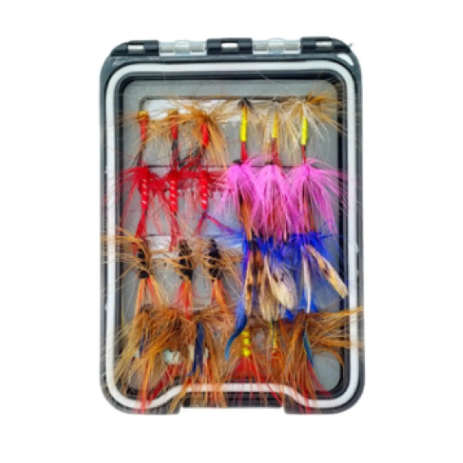 

24 Pieces Fishing Flies Assortment Fly Fishing Kit for Trout Panfish Salmon