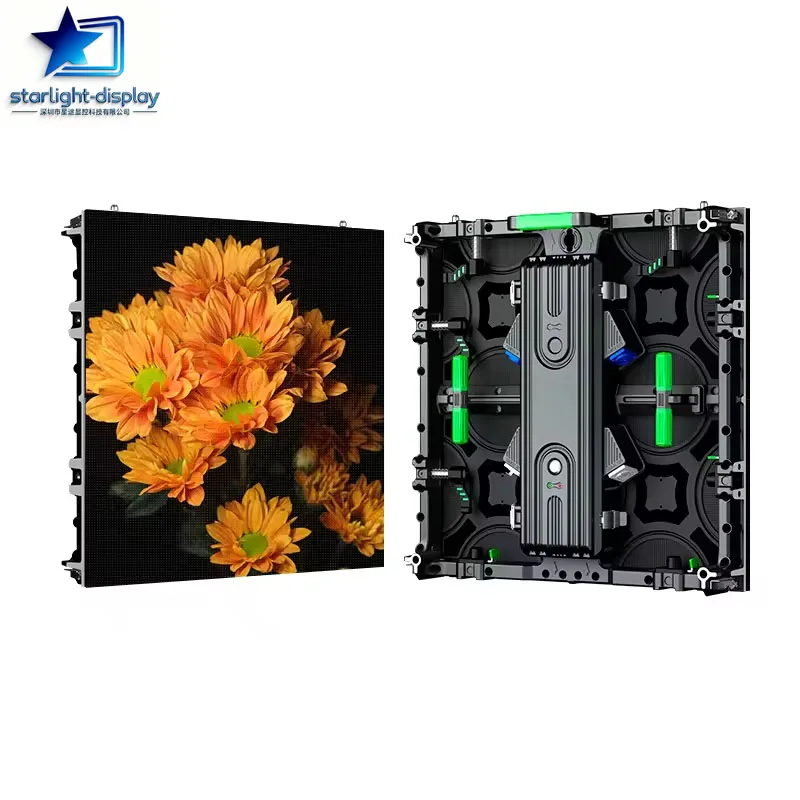 Stage Background LED Screen P3.91 500x1000mm Die Casting Aluminum Panel Outdoor HD Rental LED Display Supplier