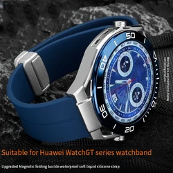 Latest 22mm Silicone Strap for Huawei Watch Ultimate Smart Replacement Watchband Correa Bracelet for Huawei GT2 GT3 Pro 46mm