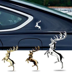 3D Metal Deer Stag Badge Car Emblem Side Fender Car Stickers For VOLVO Automobile Exterior Decor Motor Car Styling Accessory