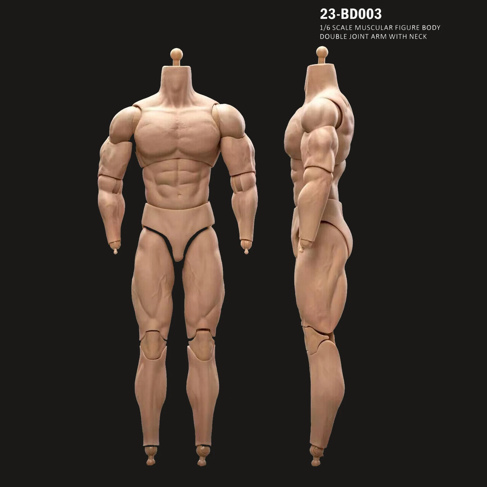 

BD003 1/6 Muscular Male Action Figure Body For 12" Hot Toy Soldier Head DIY model toys gift for childrens