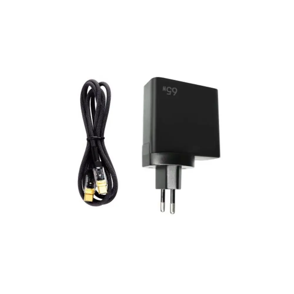 Sequre Pd65w Fast Charging Source Dual-port Folding Design With Transparent Indicator Light Power Supply Pd100w 5a Data Cable
