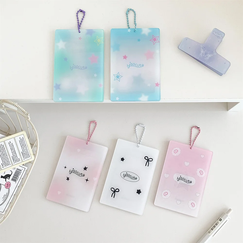 Bow Star Butterfly Photocard Holder, Kpop Photo Card Frame, Idol Photo Display Case, KryPhoto Card Protector, Storage Packaging Box