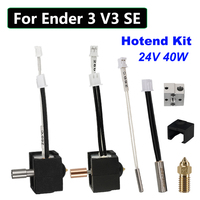 For Creality Ender 3 V3 SE Hotend Kit 24V 40W 3D Printer Accessories Hot End Thermistor Heating Tube Nozzle for Ender 3 V3SE