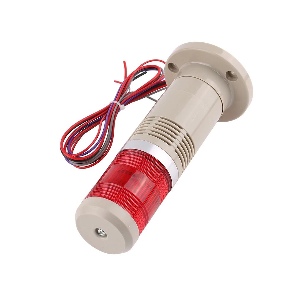 DC 12V/24V AC 110V 220V lampada di segnalazione industriale Flash Warning Stack Light LED modello normale rosso verde con cicalino