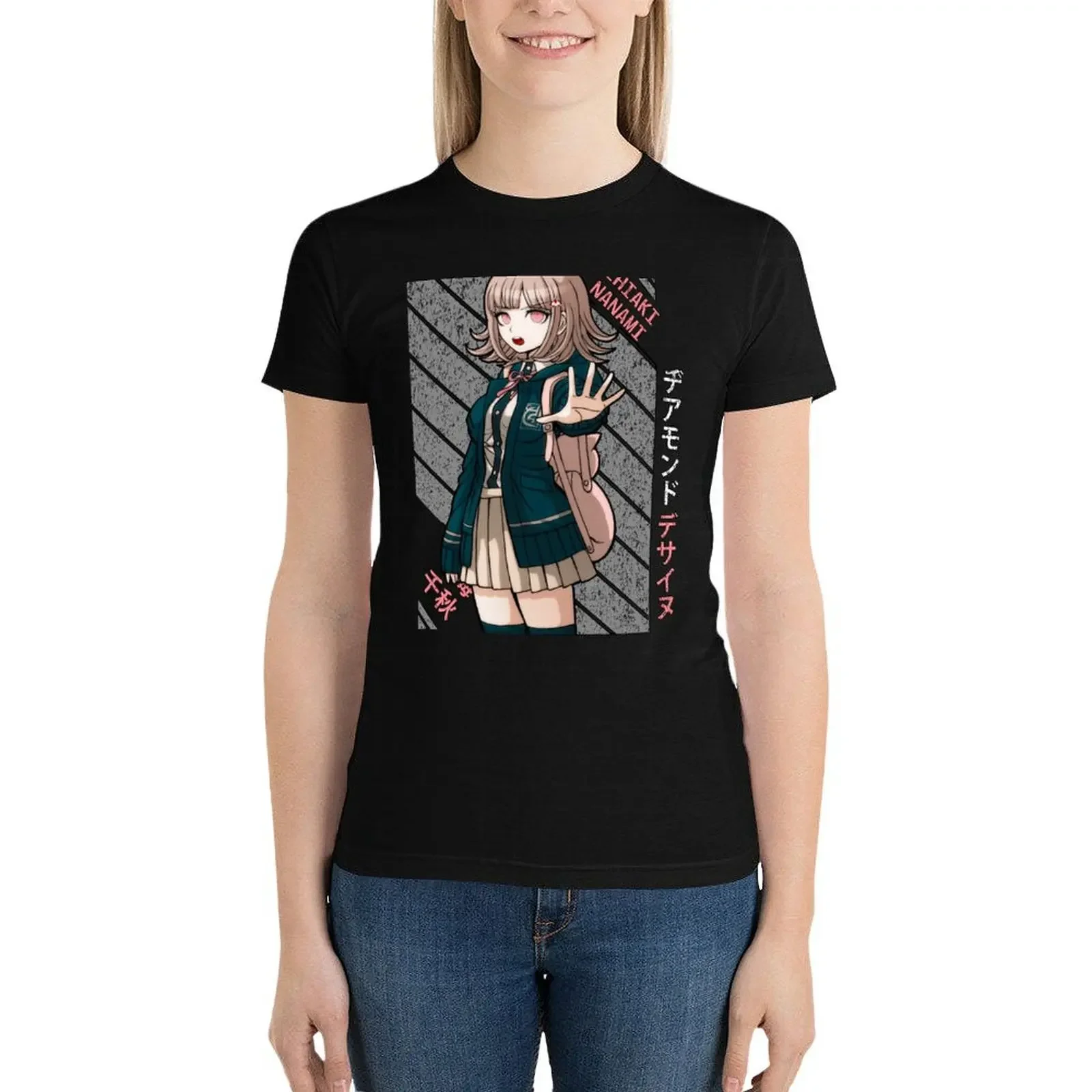 

Chiaki Nanami - Super DanganRonpa 2 T-Shirt funny tops plus size tops tees cute t-shirts for Women