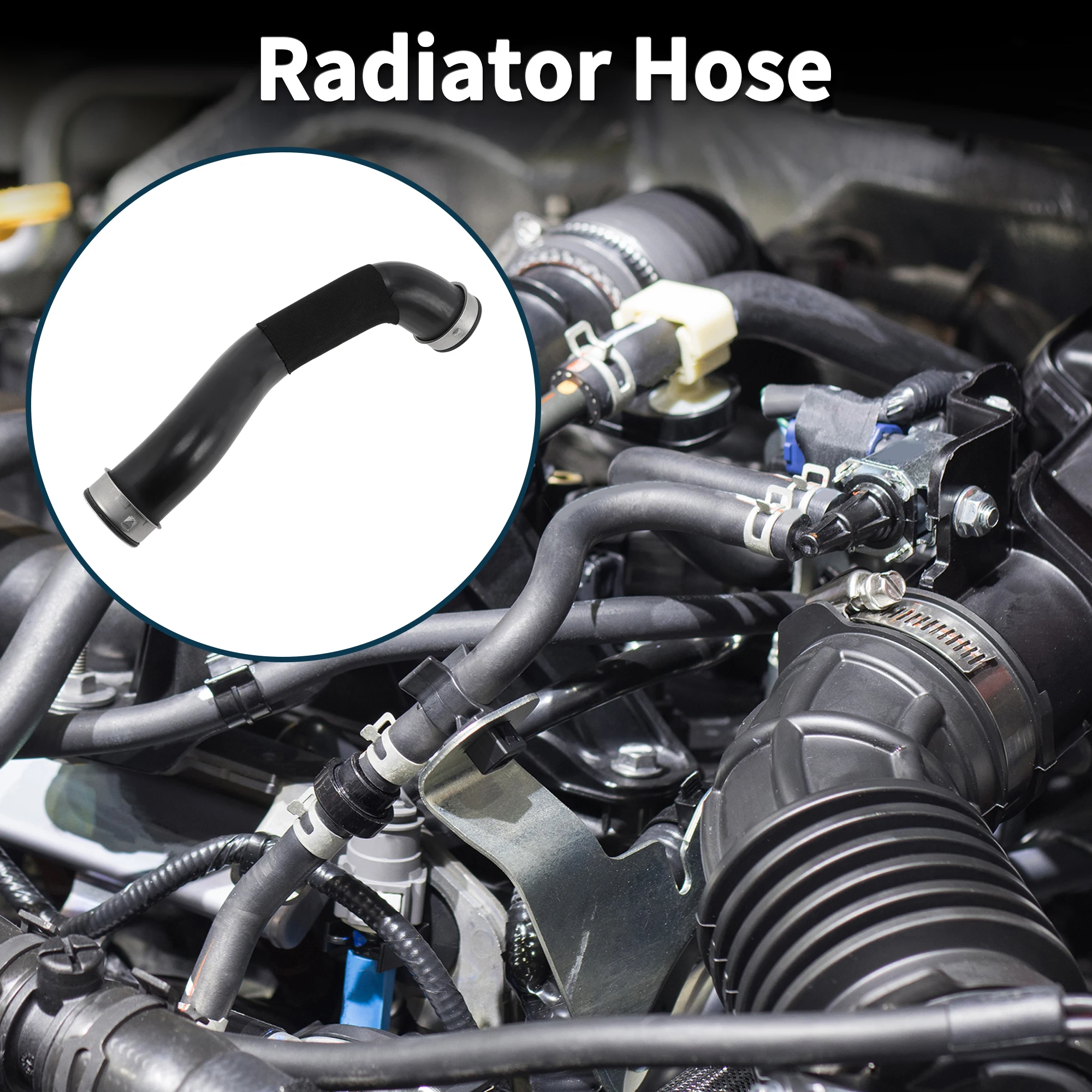 

Шланг радиатора UXCELL для Mercedes-Bnez E-Klasse W211 02-09 No 215282482 Резина 1 шт.