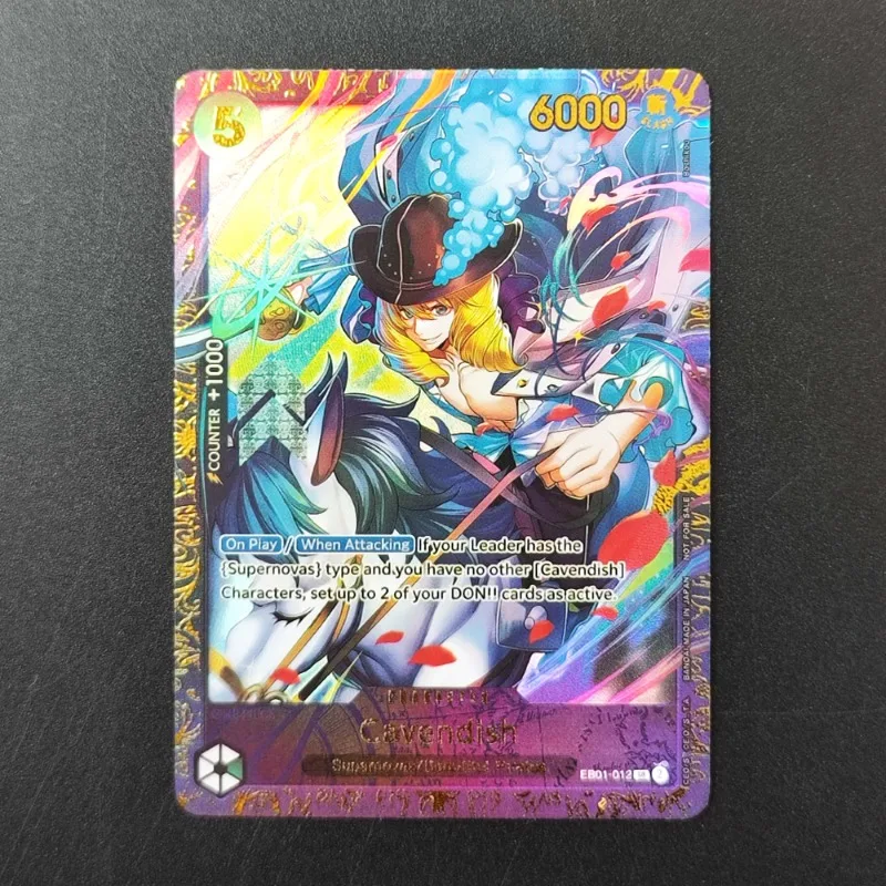 4pcs DIY OPCG 2023 Contest Champion Luffy English One Piece Self-made Flash Card ST10-006 Trafalgar D Water Law Collectible Card