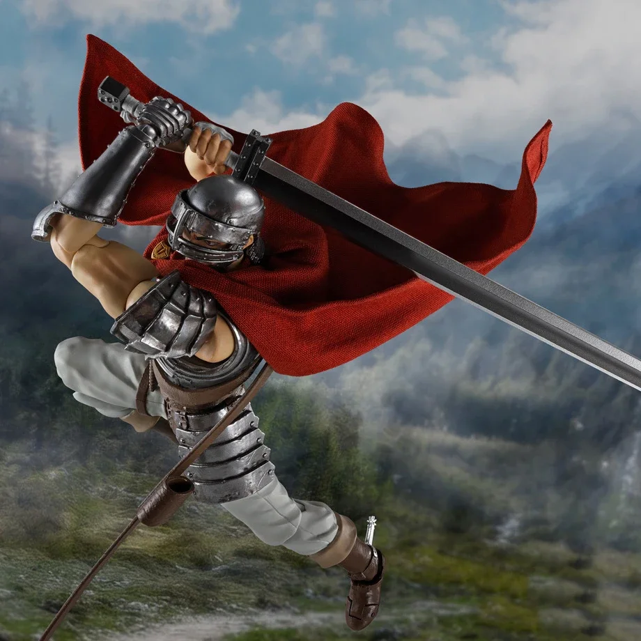 Original Bandai S.H.Figuarts Berserk Guts (THE BAND OF THE HAWK) Figura de ação genuína boneca modelo colecionável