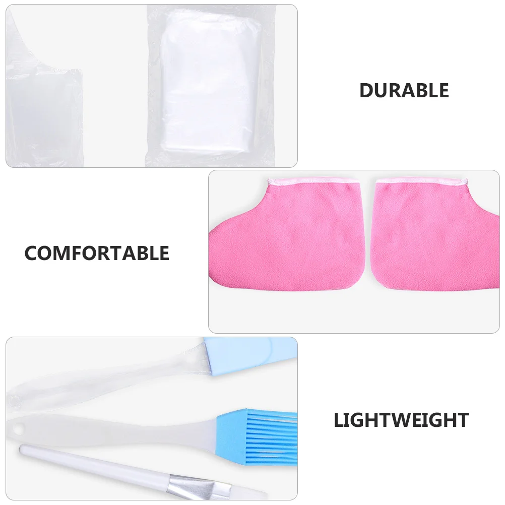 

1Set Paraffin Wax Gloves Hand Care Spa Supplies Thermal Moisture Retention for Arthritis Relief Home Salon Treatment Foot Covers