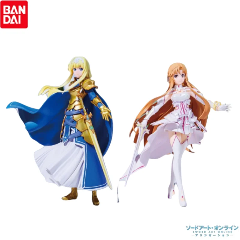 In Stock Original Bandai Figurine Model Statue Holiday Gifts Alice Anime Merchandise Action Figure Sword Art Online Yuuki Asuna