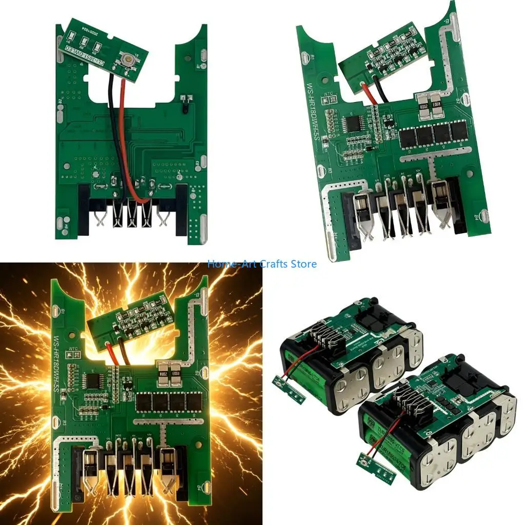 Y3NA Heat Resistant Battery Management System Circuit Board For 18V Cordless Tool