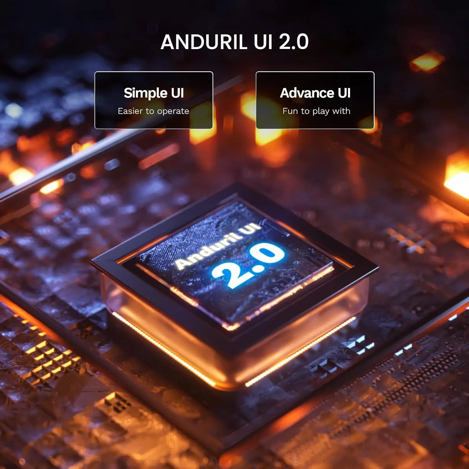 Superhelle wiederaufladbare Taschenlampe mit 16.000 Lumen und 6 LEDs, Anduril 2 UI, lange Laufzeit für Camping-Überleben