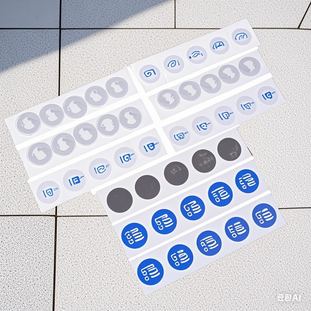 NFC Labels Stickers Pack, 1/20/50Pcs RFID Electronic Tag, Secret Key Rewritable Badge