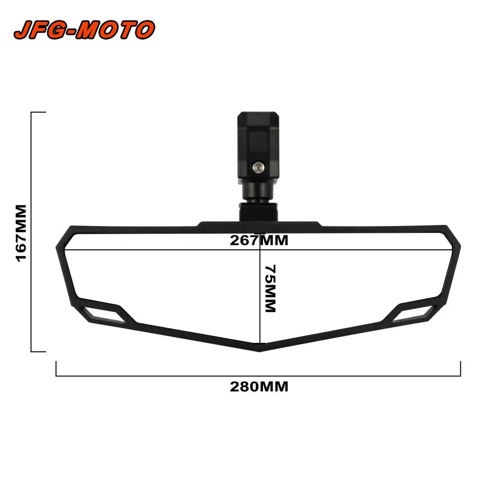 Rear View Mirror Hanging Rearview Mirrors Motorcycles Accessories For Polaris Ranger 900 1000 Crew XP Can Am Defender/MAX UTV
