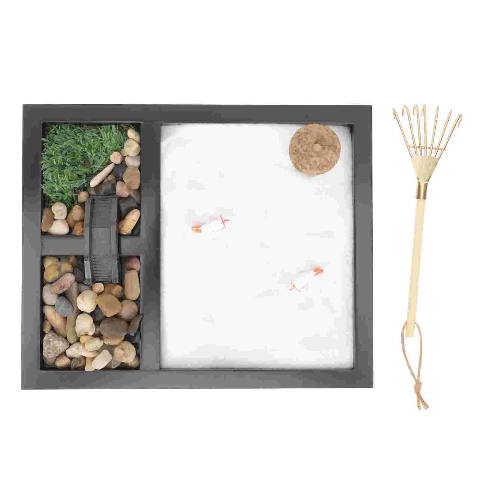 Suite Zen Sand Table Ornament Office Retro Decor Garden Stone Microlandscape Sandbox