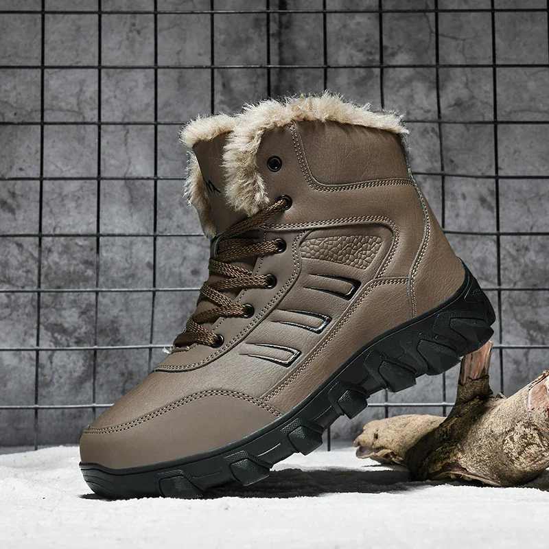 أحذية تزلج عصرية للرجال احترافية أجنبية من القطيفة دافئة وناعمة ومريحة ومقاومة للاهتراء لحركة المشي