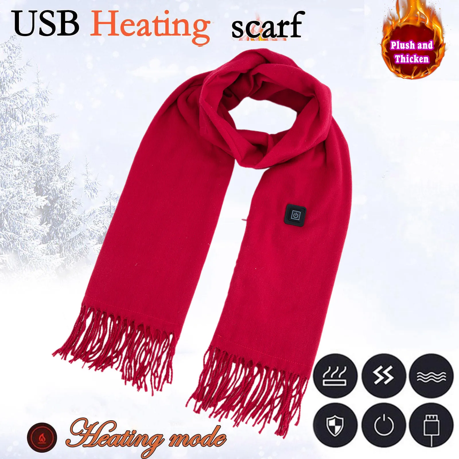 Fashion Cashmere Scarf Shawl Solid Autumn Winter Wrap Warm High Quality Soft Hijab Thick Luxury Classic Women Pashmina