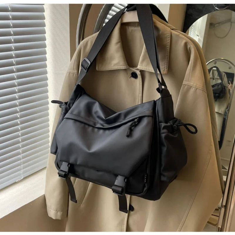 جديد سعة كبيرة بلون حقيبة كروسبودي مقاوم للماء أكسفورد القماش حقيبة كتف متعددة الوظائف حقيبة سفر لمسافات قصيرة #5