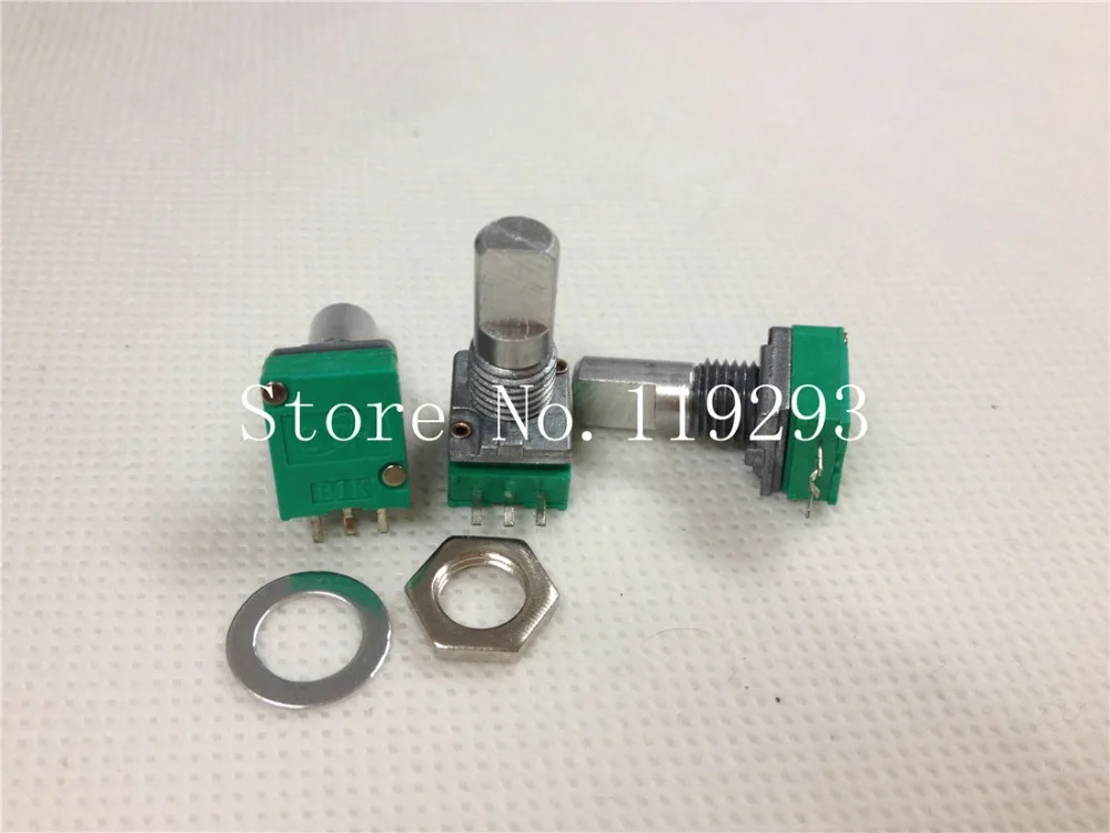 [BELLA]Crown TAIWAN ALPHA ALPHA -precision single-joint volume potentiometer R09-B1K-15 axle with a midpoint--100PCS/LOT