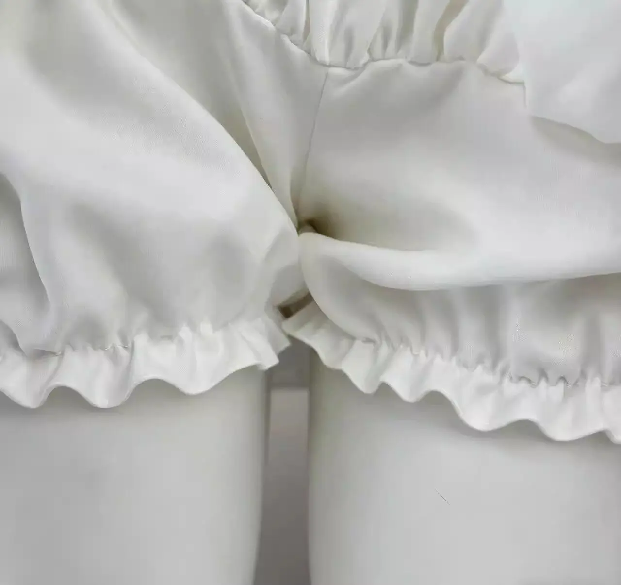 Women Ruffle Mini Skirt with Lace Bow Built-in Shorts Y2K Coquette Lolita Balletcore Tiered Ruffles Short Skort