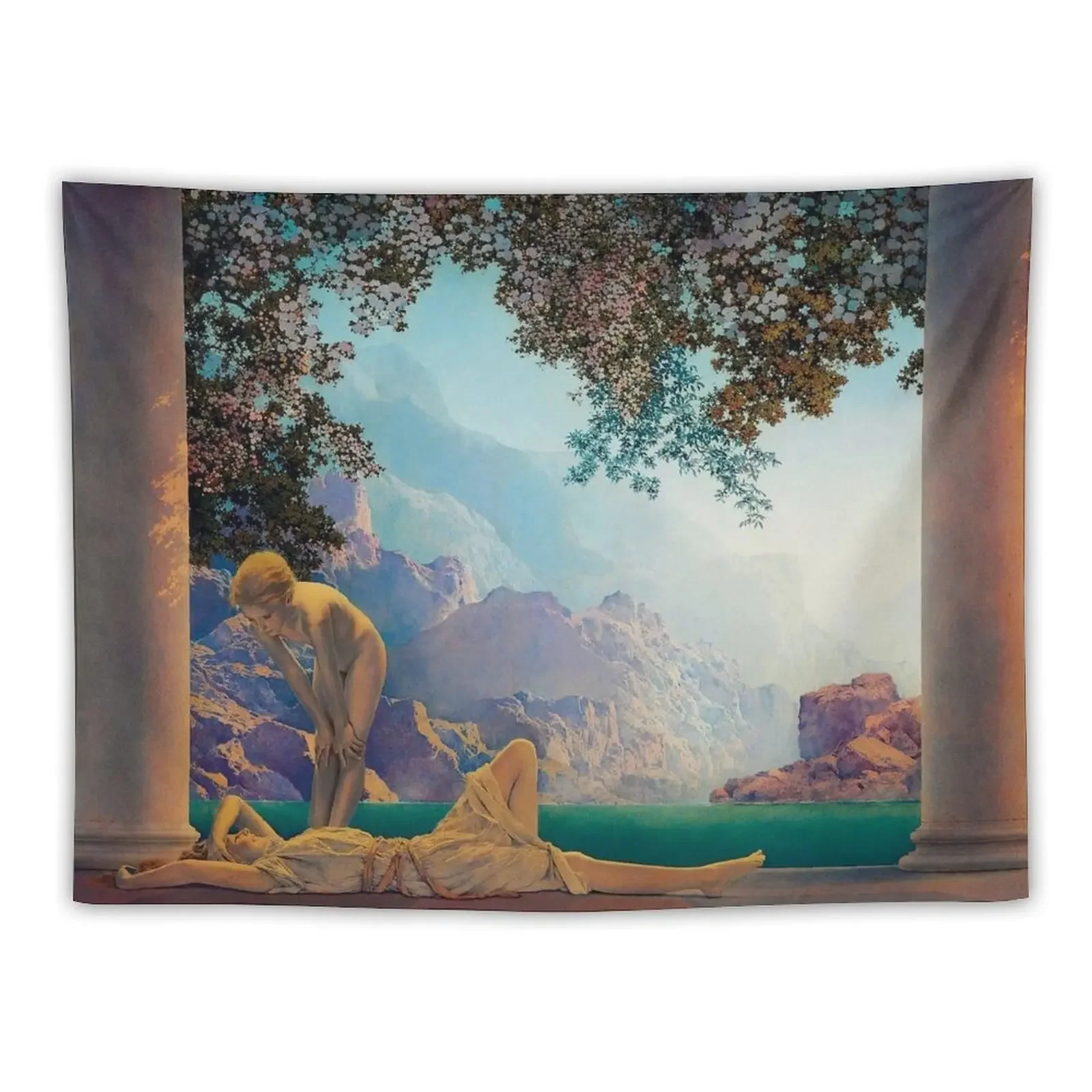 

Maxfield Parrish. Daybreak. 1923 Tapestry Carpet On The Wall Home And Comfort Decor Room Decorating Aesthetic Tapestry