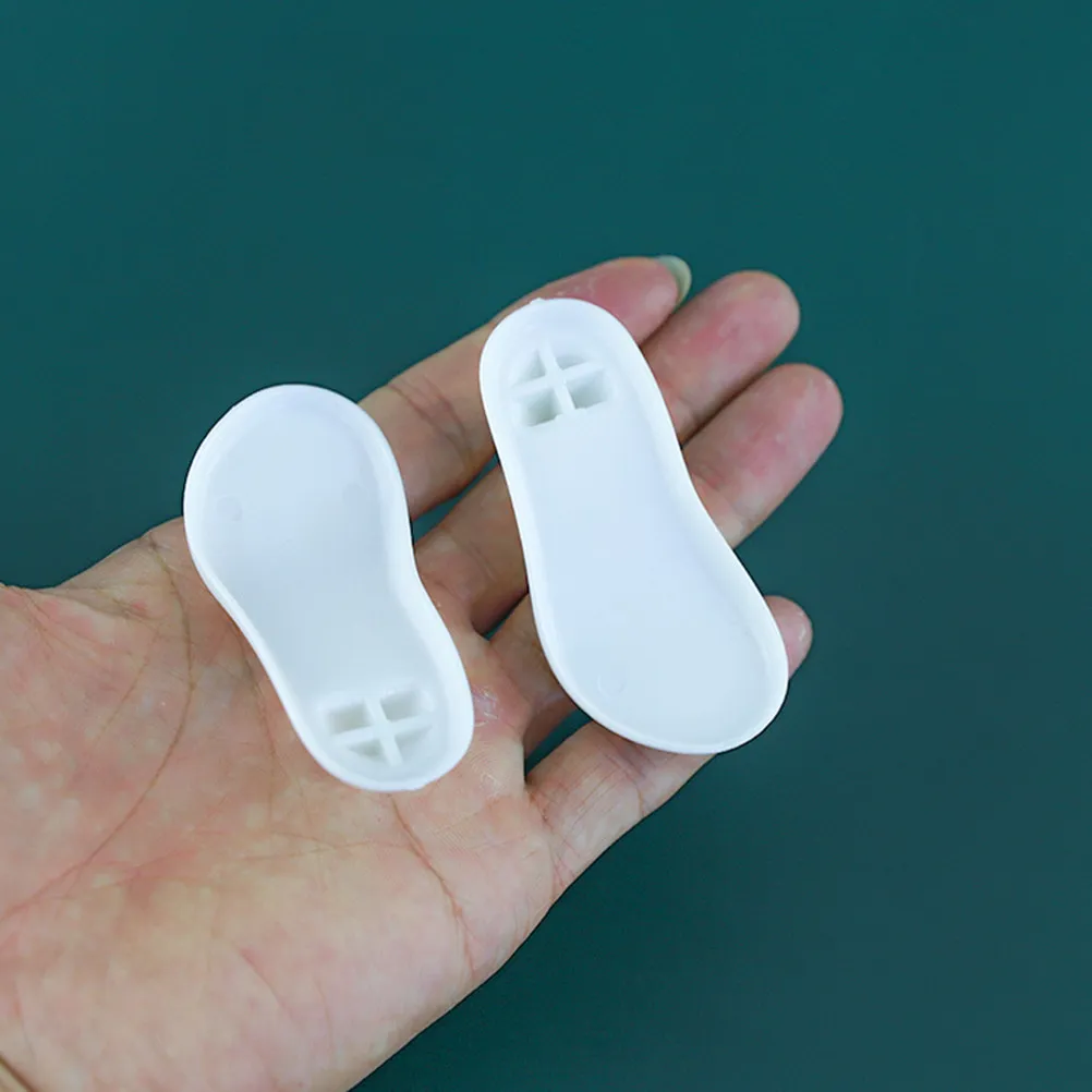

20Pcs Baby Shoes Sole Plastic Boot Base DIY Dress Up Accessories Birthday Gift Shoes Sole Dressing Accessories