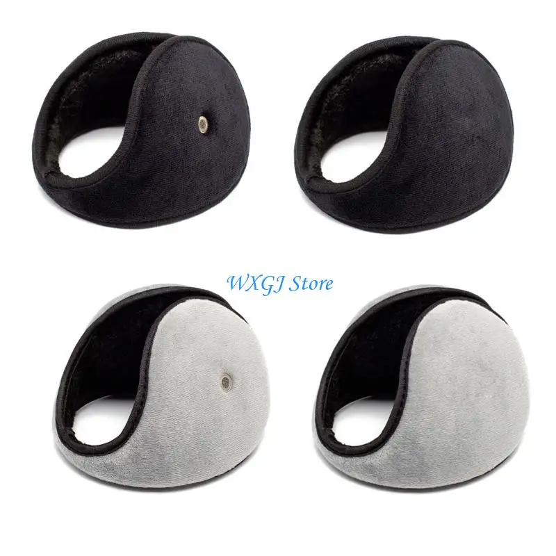 

37JE Winter Thicken Earflap Men Women Ear Cover Outdoor Cycling Skiing Warm Plush Fleece Ear Muffs Antibruit Protector