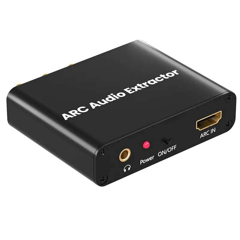 AT82--совместимый адаптер ARC с цифровым оптическим интерфейсом TOSLINK SPDIF/коаксиальным и аналоговым разъемами 3,5 мм, аудиоконвертер HD ARC в RCA