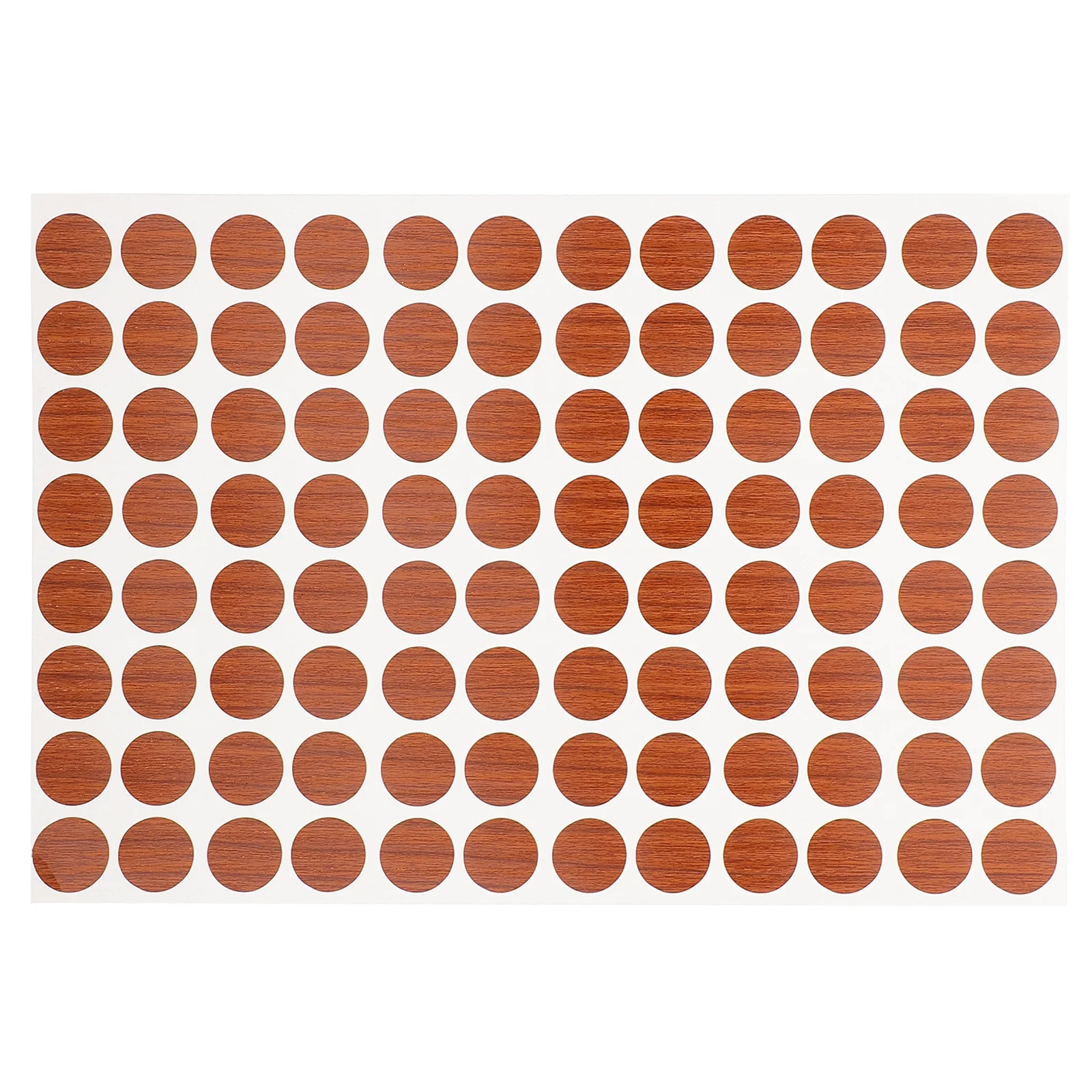 ملصقات ثقب المسمار للخزانة مصنوعة بحرفية رائعة من مادة PVC آمنة للأثاث وملصقات غطاء لولبي من ورقة واحدة