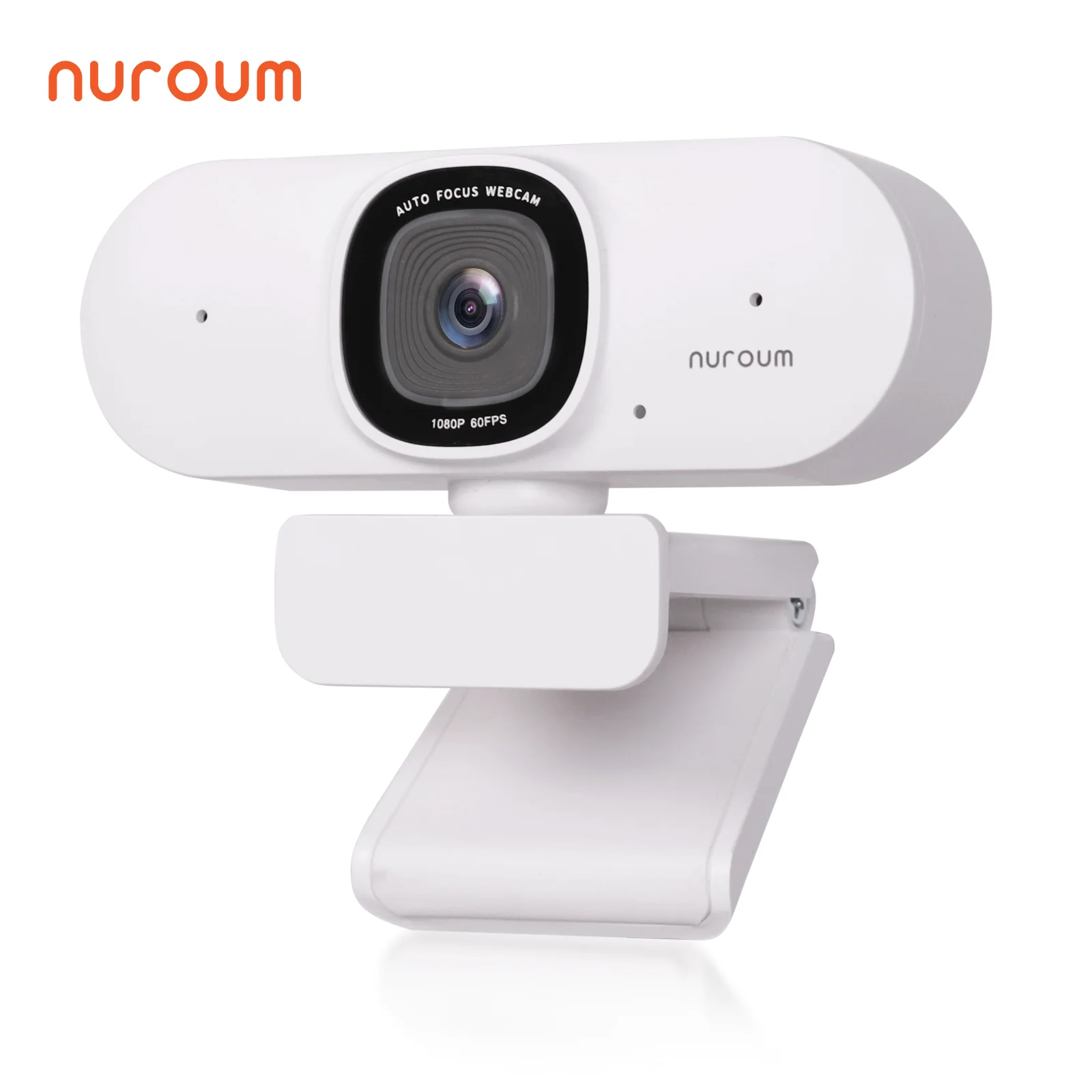 

NUROUM V15-AF HD Webcam 2k 30fps with AI Noise Suppression and Microphone, Autofocus Webcam