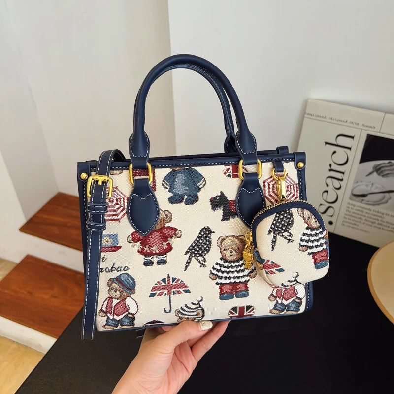 

BeiBaoBao lady's handbag with a coin purse,Urban women commuting tote bag,handbag for office ladies,shoulder crossbody bag purse