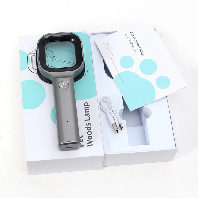 Factory price Pet Medical Woods Lamp Skin Analysis Examination Beauty Test UV Magnifying for Pet Wood's Lamp Pet Use