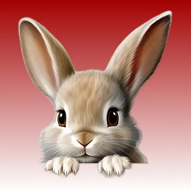 “Grey Rabbit's Egg Party: Cartoon Stickers