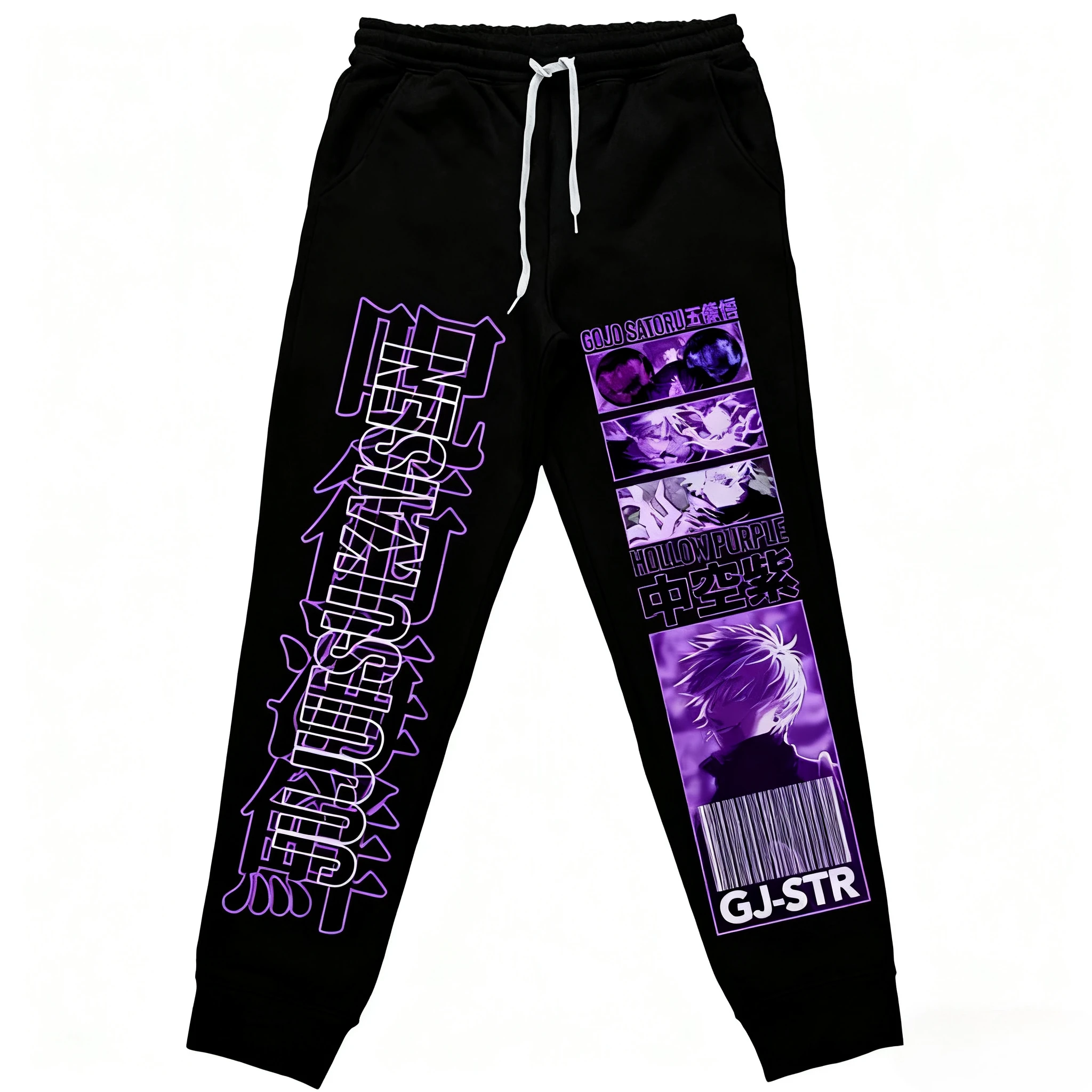 Jujutsu Kaisen Gojo Satoru أنيمي الرجال النساء Sweatpants الشارع الشهير سراويل تقليدية القطن عداء ببطء بنطلون الهيب هوب العصرية الخريف Y2k