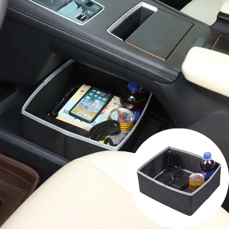 

Oxford Cloth Car Center Console Armrest Box Lower Storage Box For Toyota Sienna 2021-2025 Car Organizer Accessories