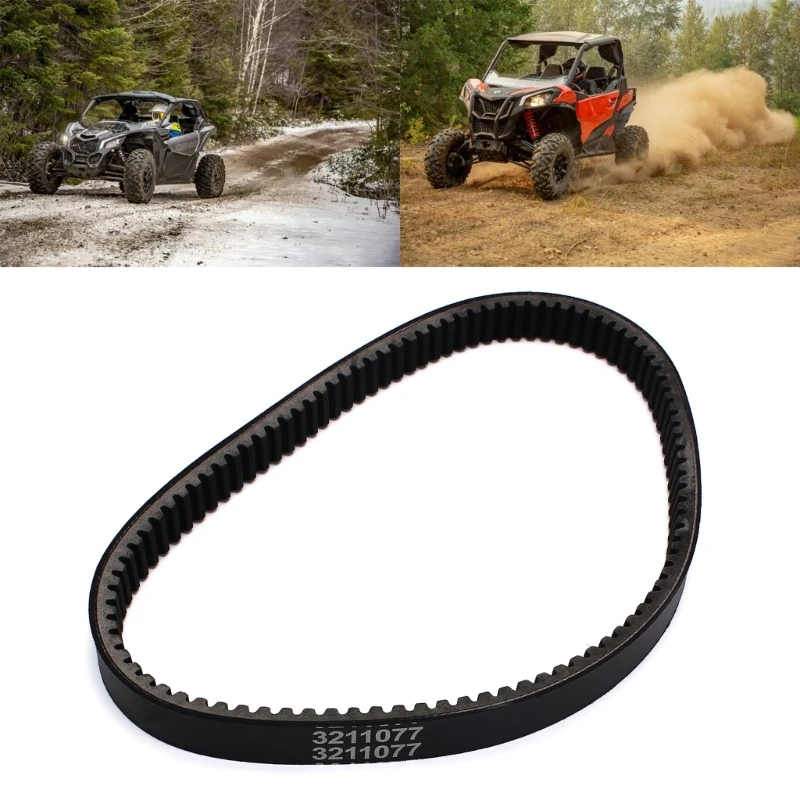 Vehicle Belt Portable Rubber Belt Heavy Duty Carbon Belt 3211072 Replacement Portable Vehicle Driver Belt