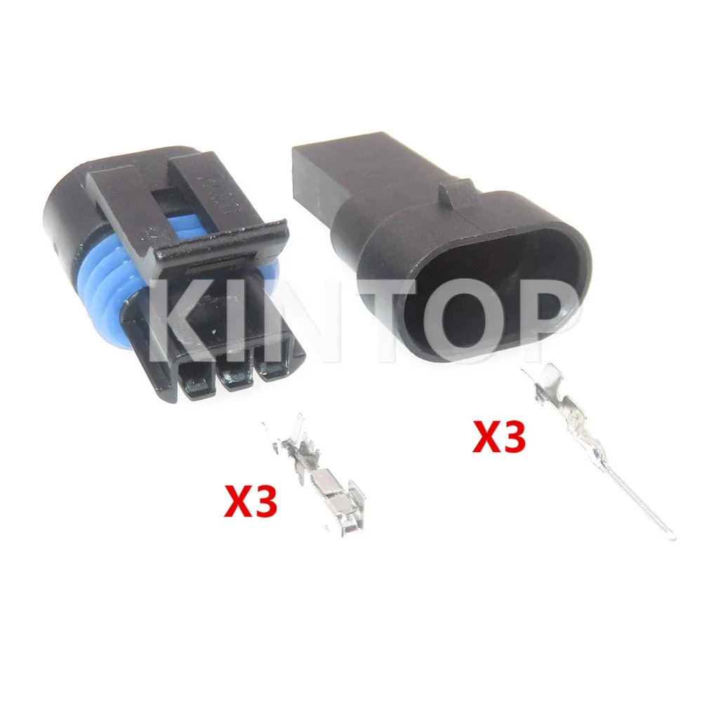 1 Set 3 Pins Auto Replacement Connector Accessories 12162182 12162185 Car Electric Cable Socket AC Assembly