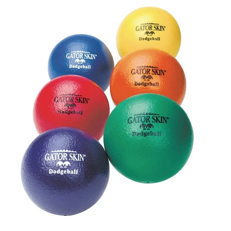 Gator Skin Foam Dodgeballs - Easy Grip Starter Balls, Low Density Foam for No Sting, Durable Coating, Tear and Puncture Resistan