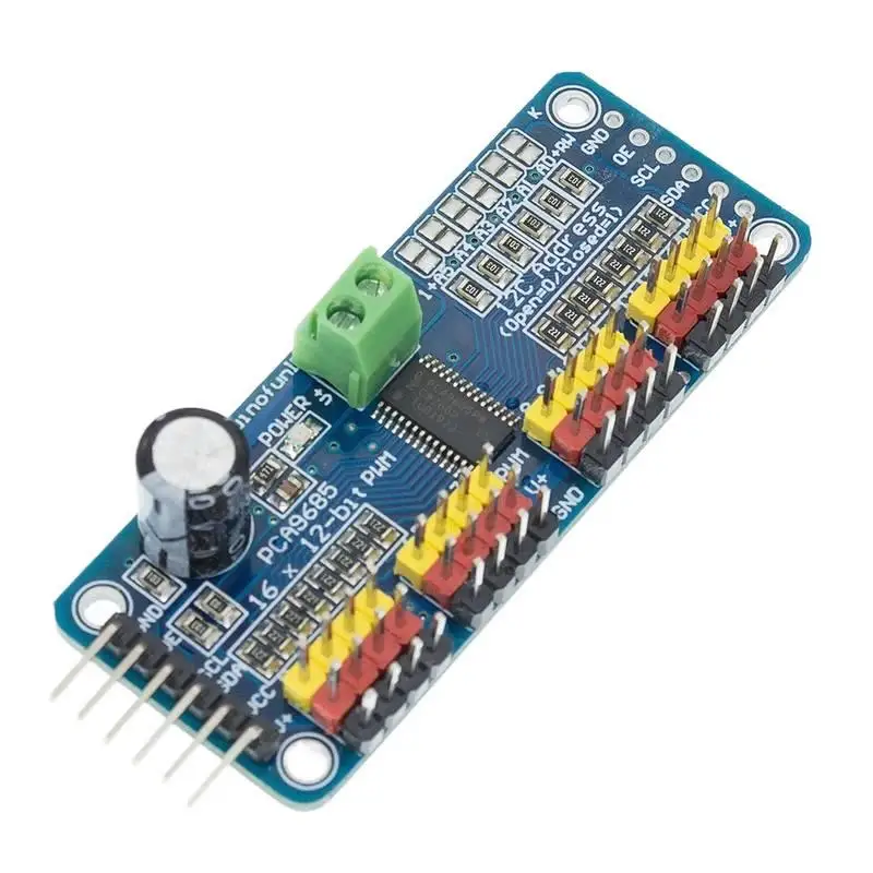 16 Channel 12-bit PWM/Servo Driver-I2C interface PCA9685 module