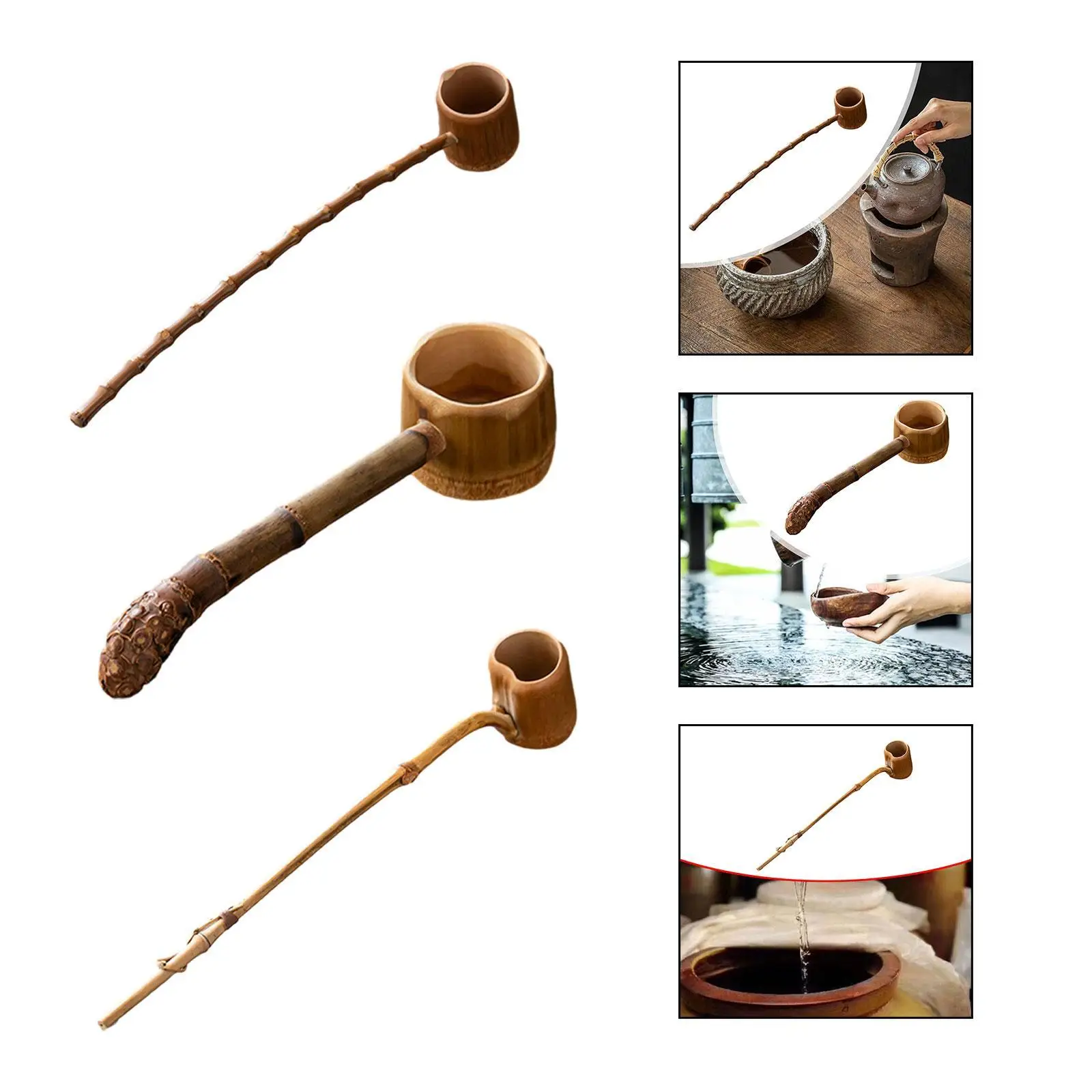 

Bamboo Water Ladle Garden Watering Design Home Use Wine