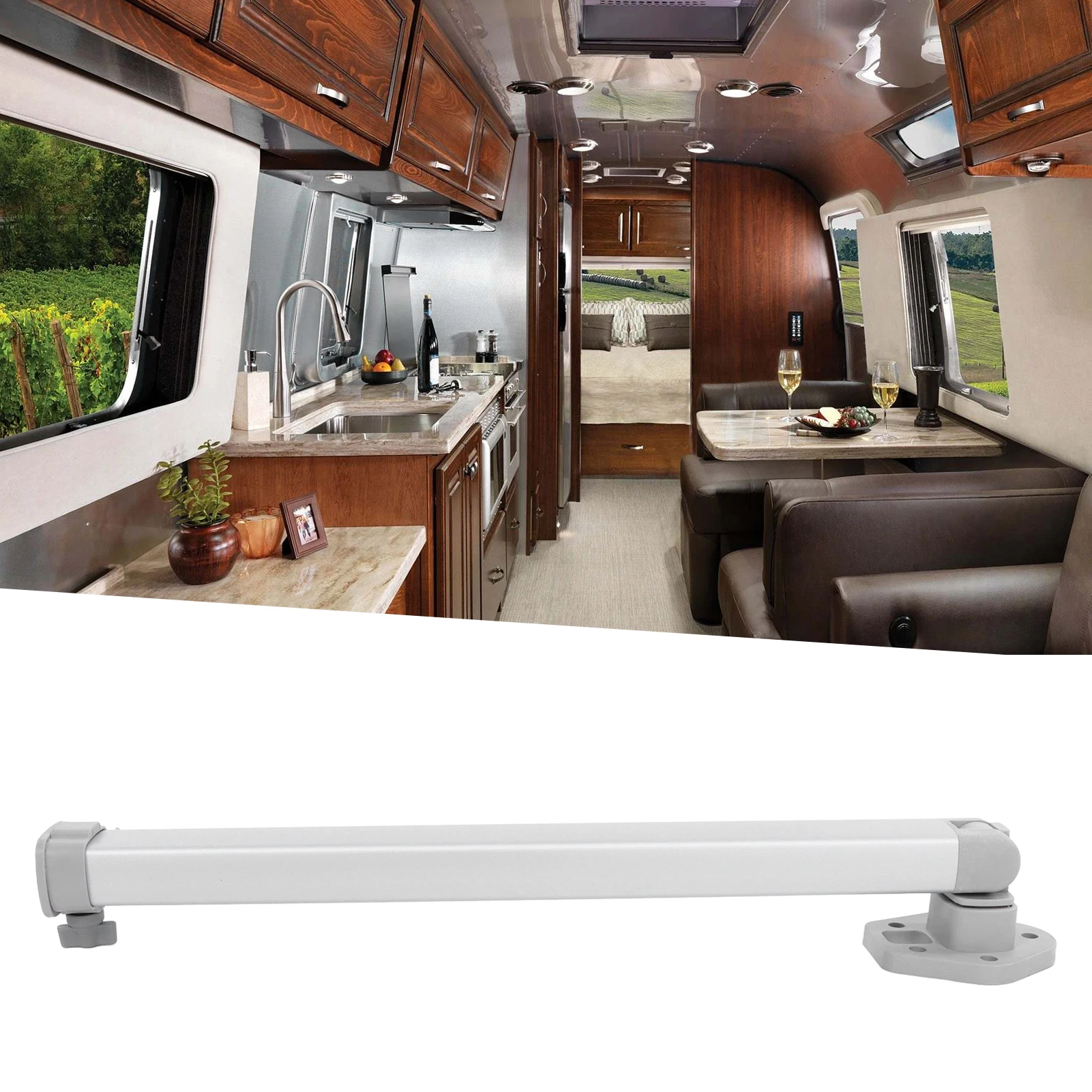 

Adjustable Table Leg 510‑760mm Height Adjustable Table Leg Lifting Telescopic Folding Support for RV Boat Yacht