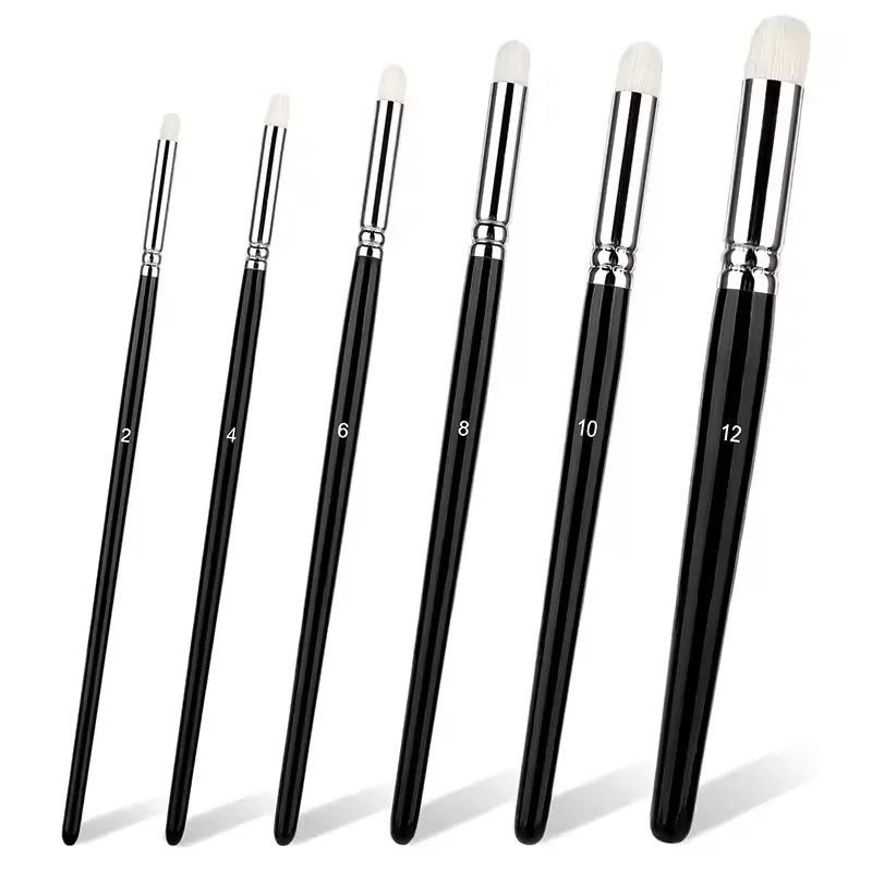1Set Dry Brush Miniature Painting Drybrush Professional Goat Hair Paint Brushes For Model Figurines Acrylic Watercolor Craft Kit