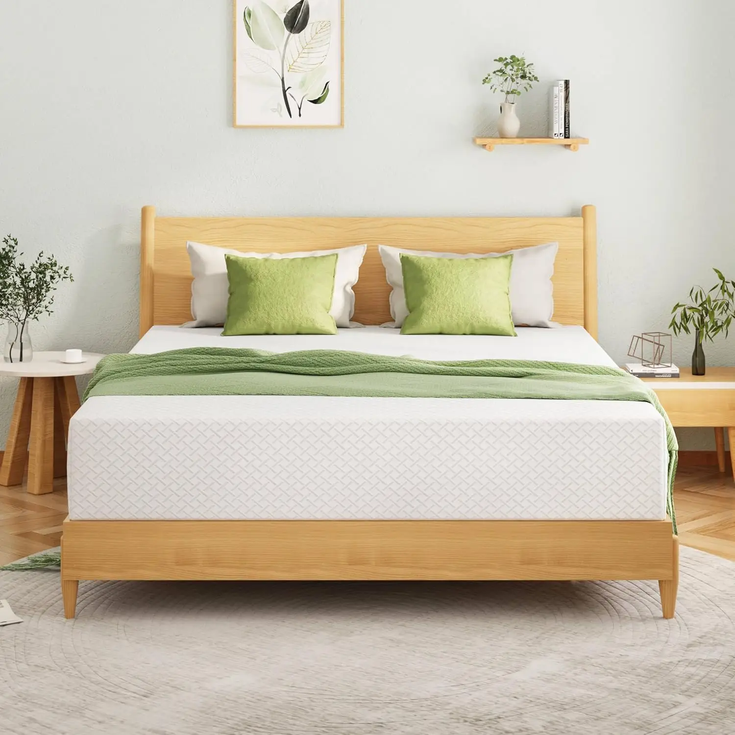 

Twin XL Memory Foam Mattress, 6 Inch Cooling Gel, Medium Support CertiPUR-US Certified, White