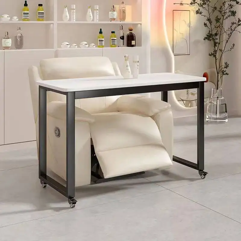 Mesa de Manicura sencilla y moderna, Mesa de Manicura estética de lujo extraíble portátil, Mesa de Manicura pequeña de moda, muebles Profesionales